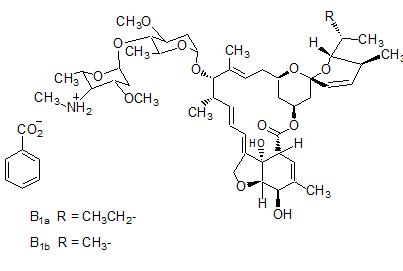 Emamectin Benzoate ��ά�� �ṹʽ.jpg