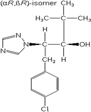 Paclobutrazol ��Ч�� �ṹʽ.jpg