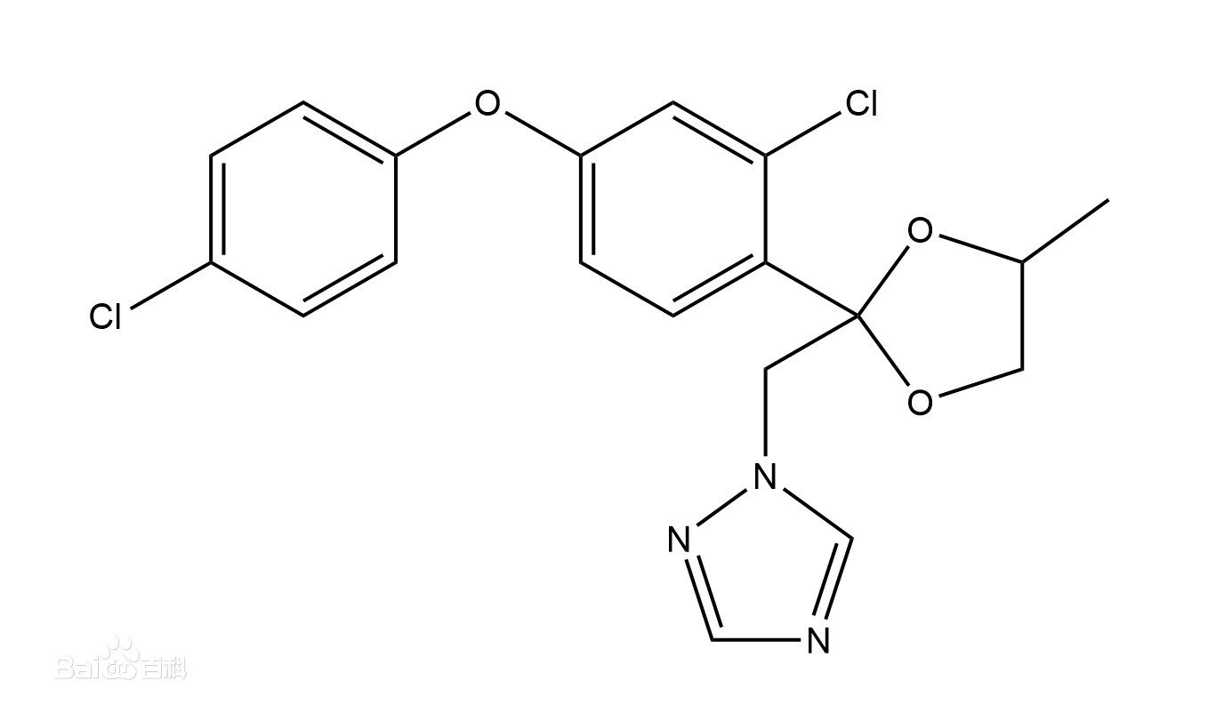 Difenoconazole ���Ѽ׻��� �ṹʽ.jpg